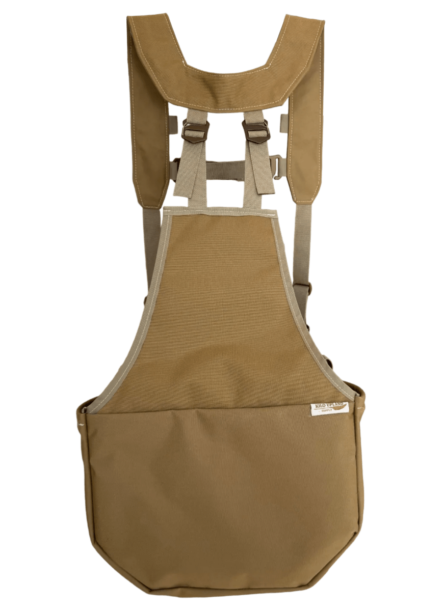 Coyote brown Lightweight Modular Upland Strap Vest.
