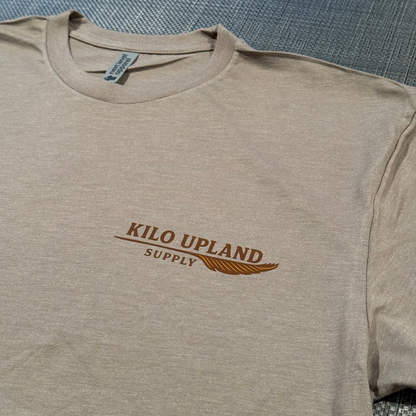 Stone colored Kilo Upland Supply T-Shirt.